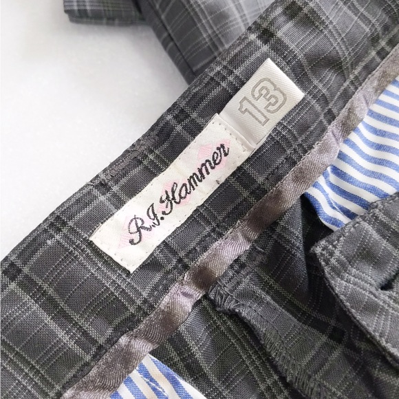 6x 👯♀️Host Pick⚡️R.J. Hammer Varsity Chequered Pants - Picture 5 of 11